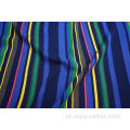 Tecido 100% Viscose High Twist Crepe Stripe Print